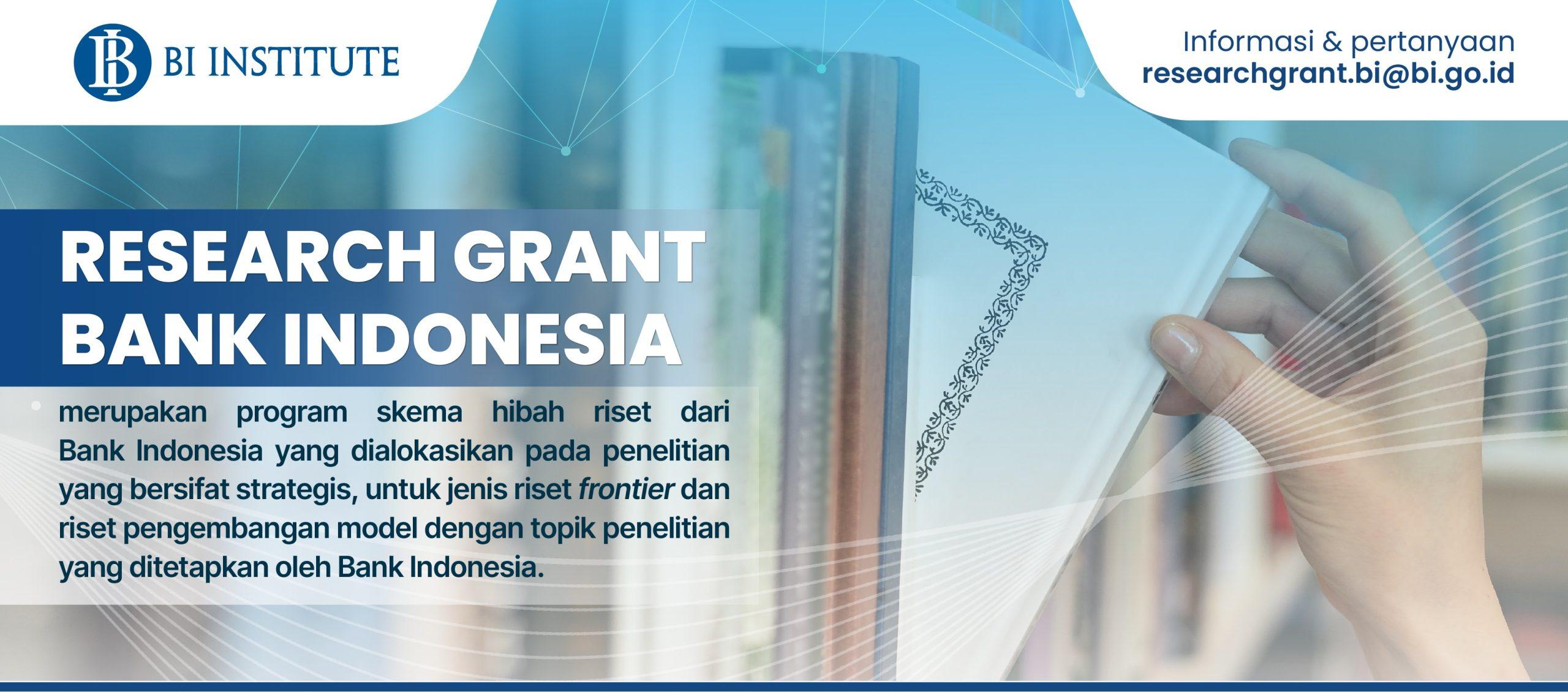 Research Grant Bank Indonesia